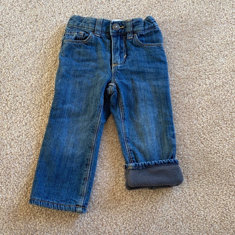 Old Navy Fleece Lined toddler boy jeans